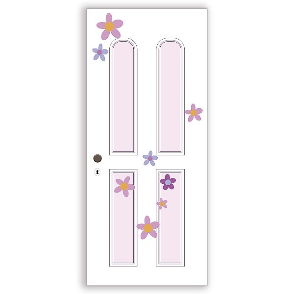 Capa Decorativa Porta Sublimação 3D - Porta Monstros SA Boo