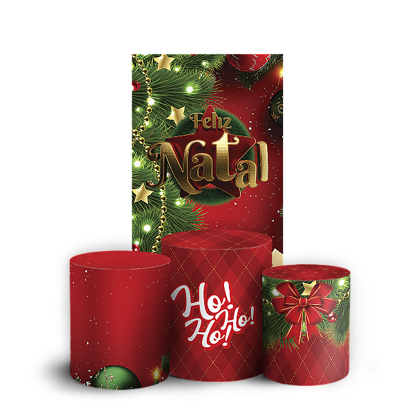 Faixa Lateral e Trio Cilindro Sublimado 3D Vest Facil - Natal