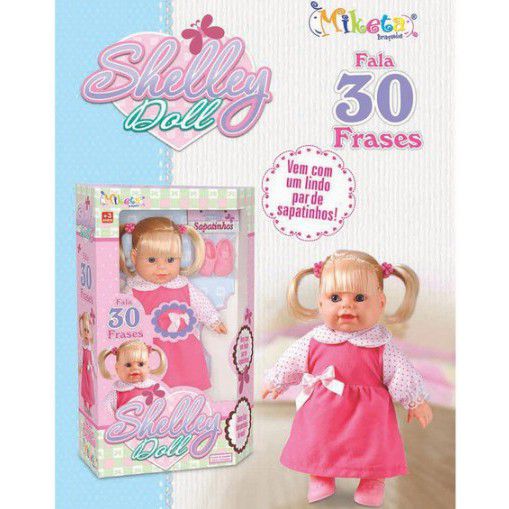 Boneca Shelley Doll Fala 30 Frases