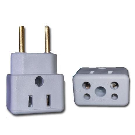 Adaptador Tomada Tipo Bob Esponja Branco 10a e 20a - Ultimix