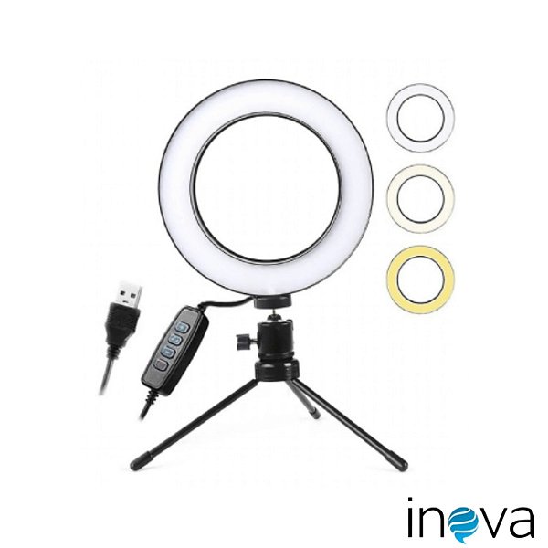 Iluminador Ring Light 6" - Inova