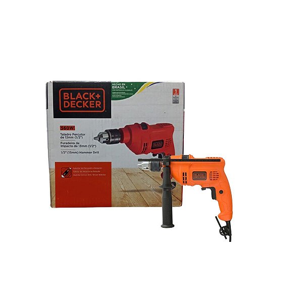 Furadeira De Impacto 1/2'' 127V 560w - Black + Decker