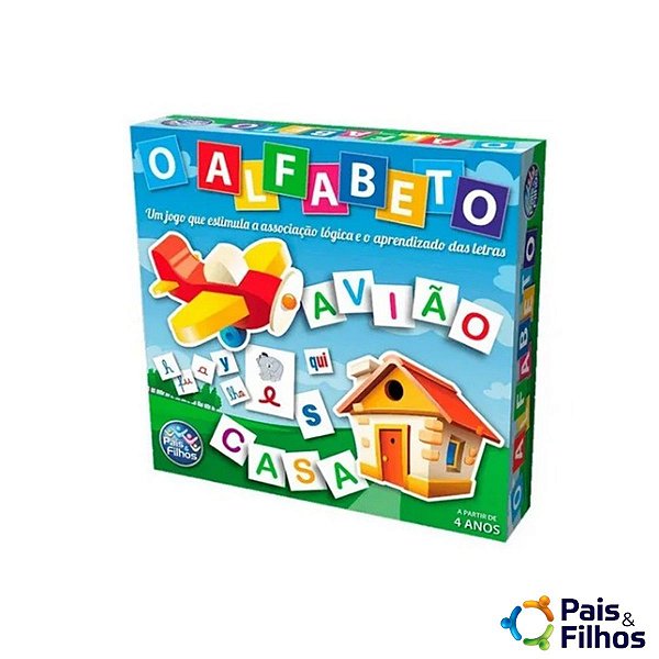 Jogo Educativo O Alfabeto - Pais e Filhos