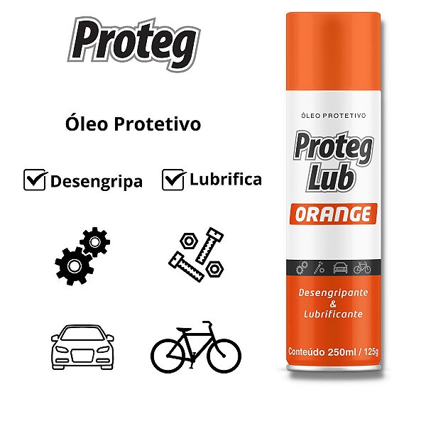 Desengripante Lub Orange Aerossol 250ML - Proteg