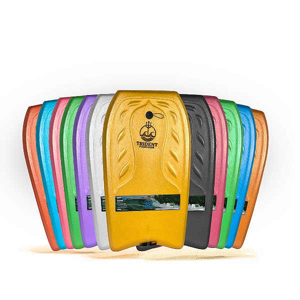 Prancha Surf BodyBoard Grande Com Leash Praia Piscina