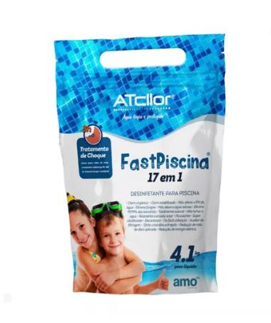 Cloro FastPiscina 17 em 1 Desinfetante Para Piscinas 4.1 Kg