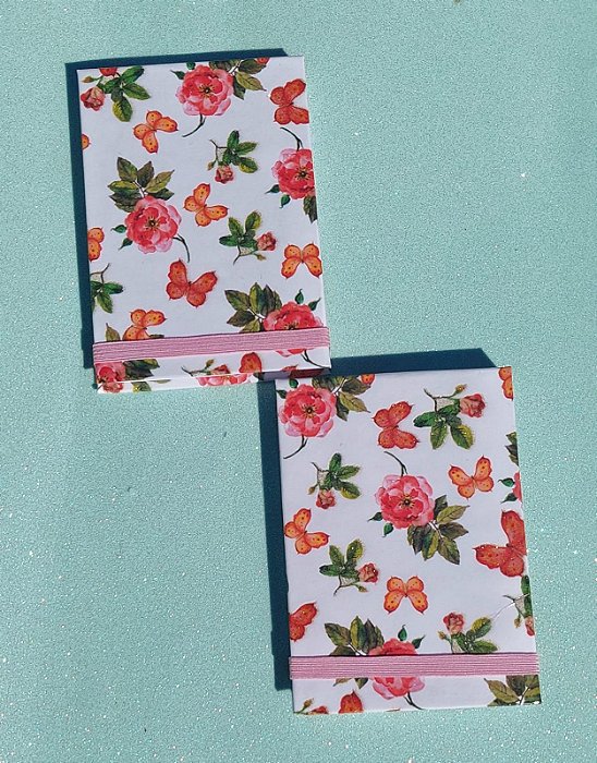 Bloco de Anotações Flores