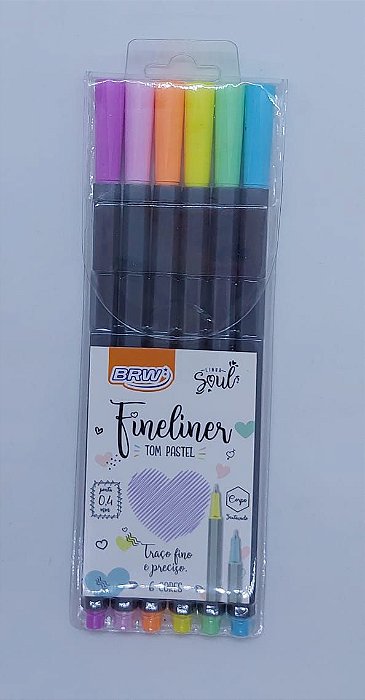 Caneta Fineliner Tom Pastel BRW