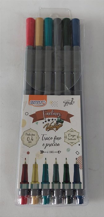 Caneta Fineliner Vintage BRW