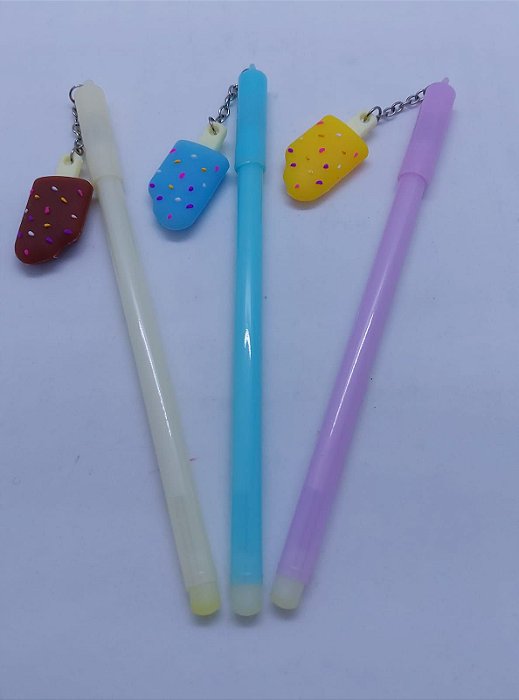 Caneta Picolé Pingente