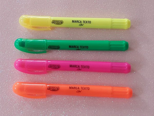Marca Texto Gel Fluorescente