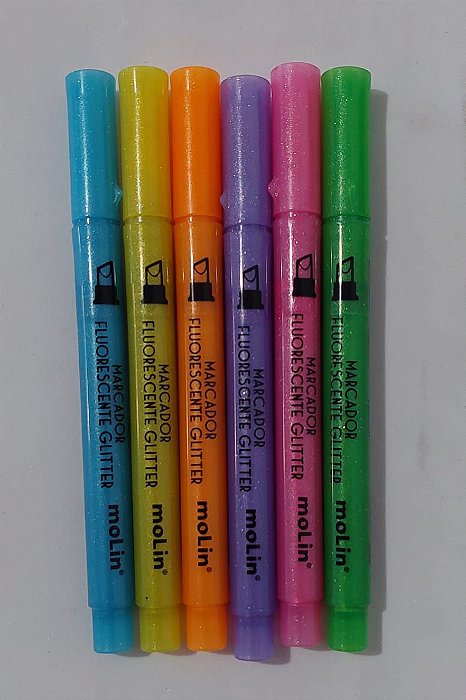 Marca Texto Glitter