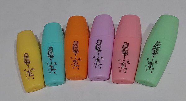 Marca Texto Mini Pastel