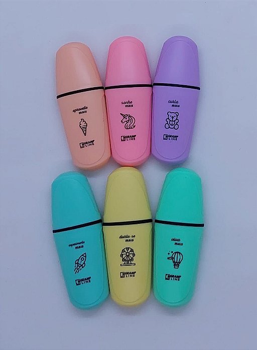 Mini Marca Texto-Pastel