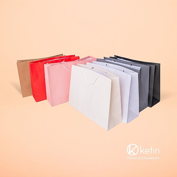 Sacola de Papel G - 31x35x13 cm