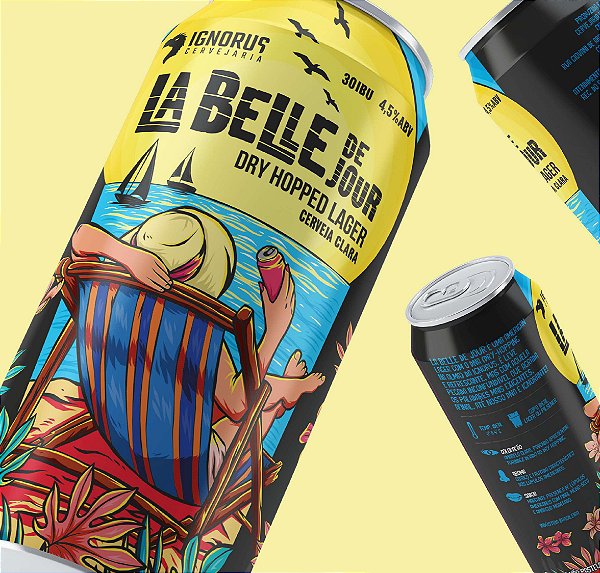 Cerveja Ignorus La Belle de Jour Lager 473mL