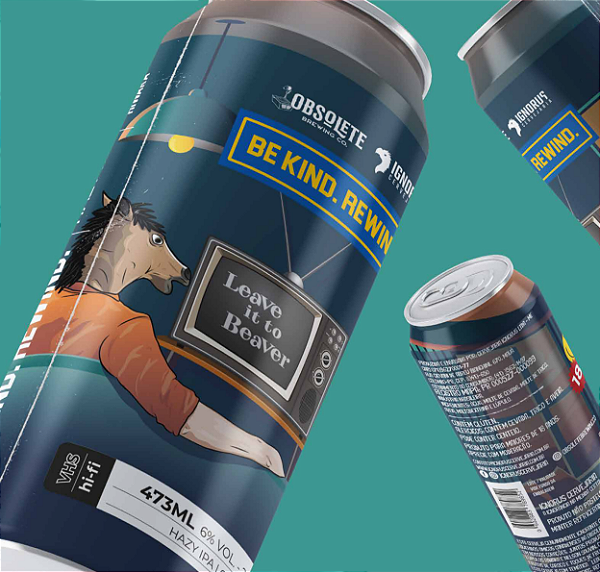 Cerveja Ignorus Leave it to Beaver Hazy IPA 473mL