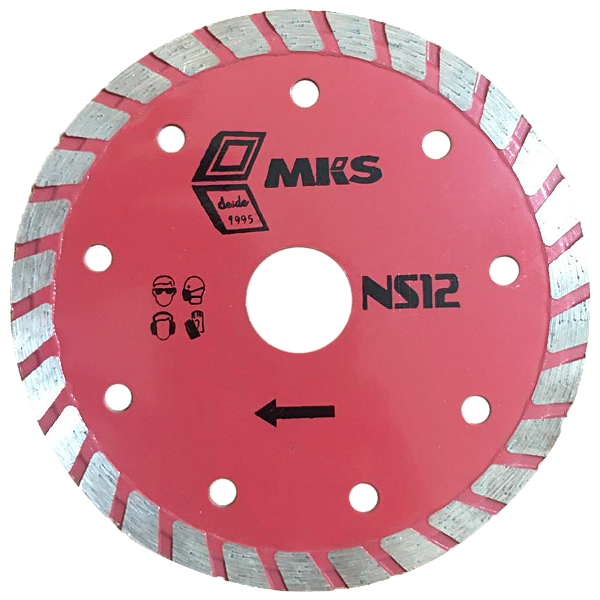 Disco de corte diamantado turbo NS12 Ø 110 mm MKS