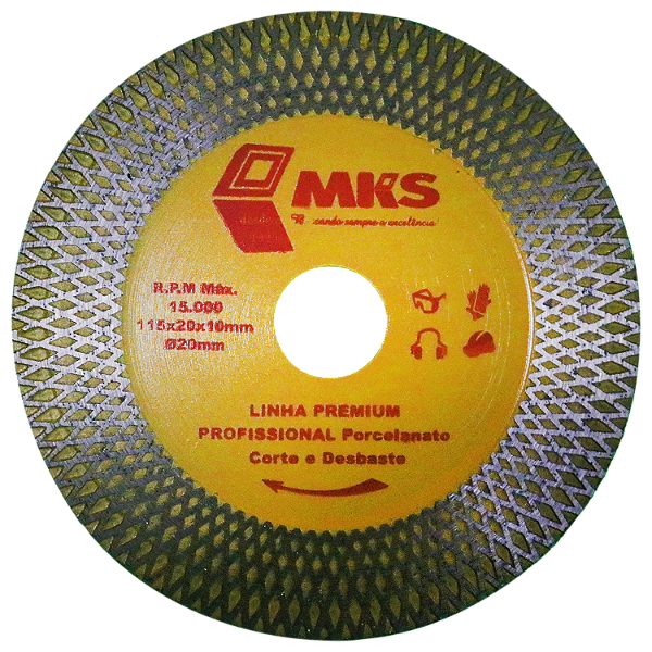 Disco de corte e desbaste 115 mm MKS