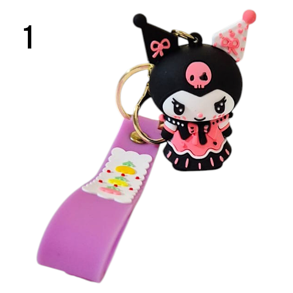 Chaveiro Luxo Sanrio Personagens Emborrachado