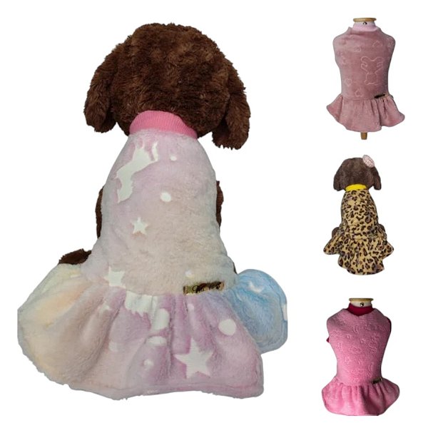 Vestido PET de Microfibra sem Manga