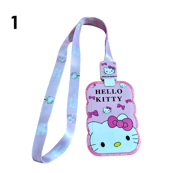 Porta Crachá Hello Kitty – Fofura, Praticidade e Estilo