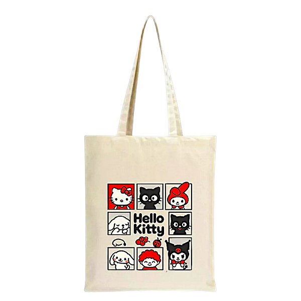 Ecobag Hello Kitty – Algodão Resistente e Espaçosa