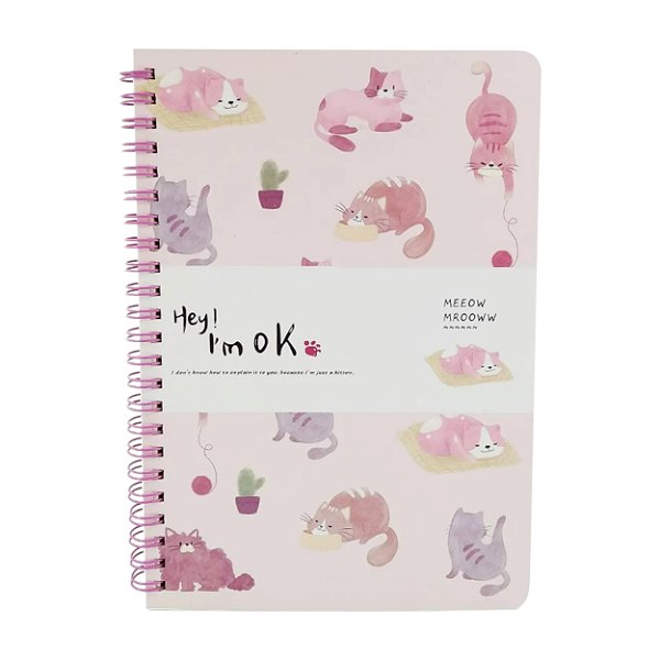 Caderno Gatinhos Meeow