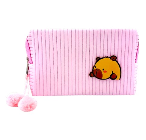Necessaire Capivara com Pompom