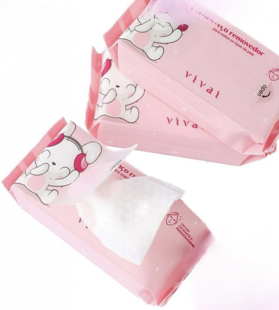 Lenço Demaquilante Vivai – Toalhas Umedecidas