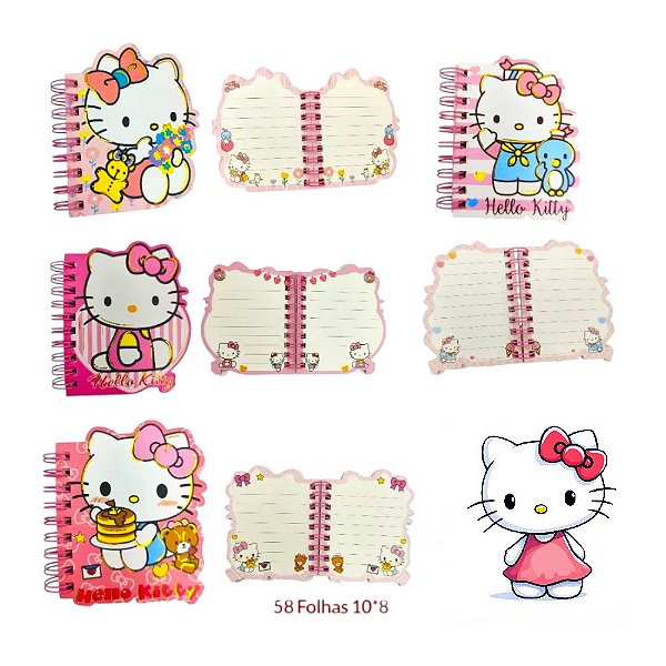 Mini Caderno Hello Kitty
