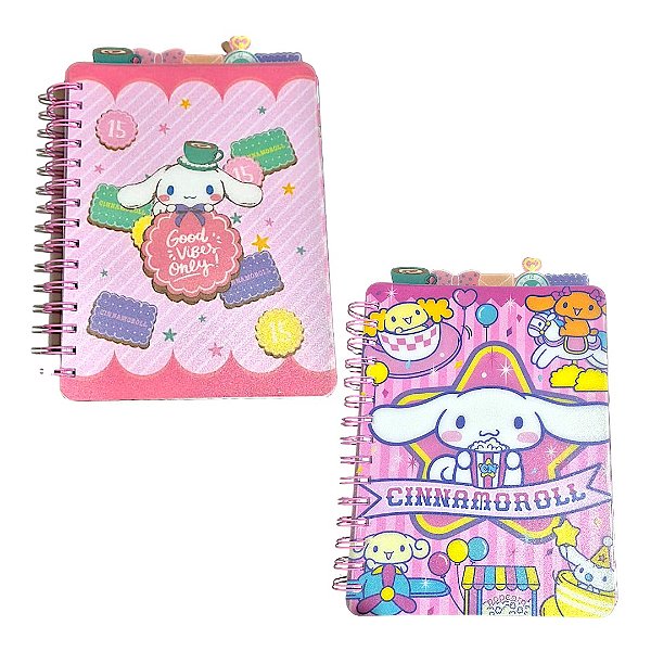 Caderno de Luxo A5 Turma da Hello Kitty com Divisórias