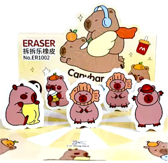 Borracha Surpresa Capivara – Borracha Escolar Sortida