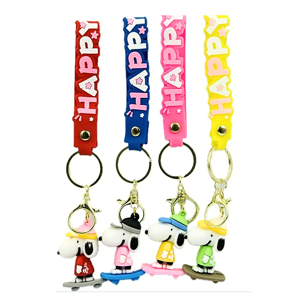 Chaveiros de Silicone Snoopy P – Divertidos e Colecionáveis