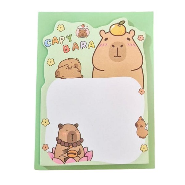 Bloco de Anotação Autoadesivo Capivara Papel Livon
