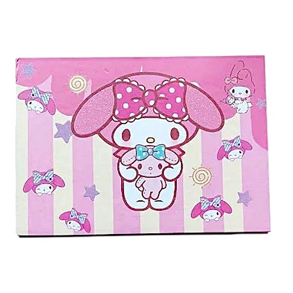 Paleta de Blush e Iluminador My Melody – Maquiagem Facial Compacta