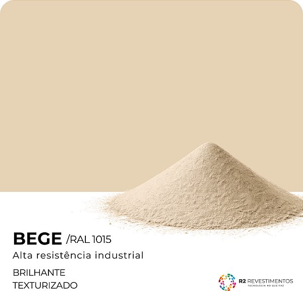 Tinta Eletrostática Bege - RAL 1015