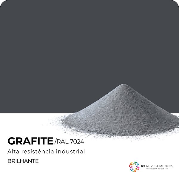 Tinta Grafite Brilhante RAL 7024