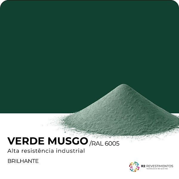 Tinta Verde Musgo Brilhante RAL 6005