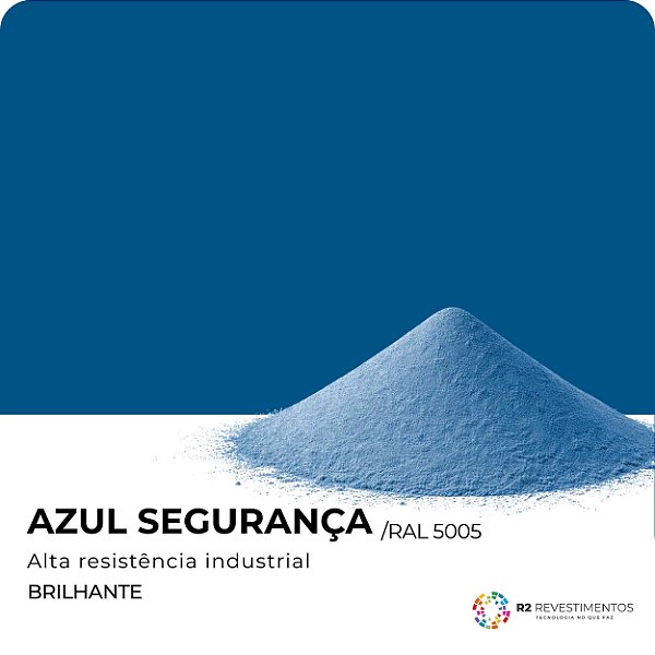 Tinta Azul Segurança Brilhante RAL 5005
