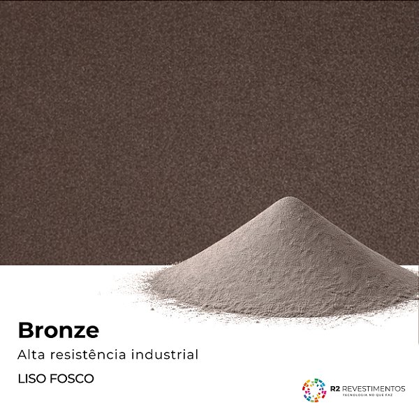 Tinta em pó Bronze 1004 Liso Fosco - 25kg