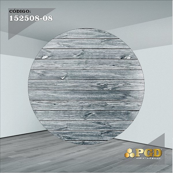 PAINEL REDONDO 1,5 x 1,5 MT -  tema - TRONCOS E MADEIRA Modelo 08 TECIDO EM - HELANCA
