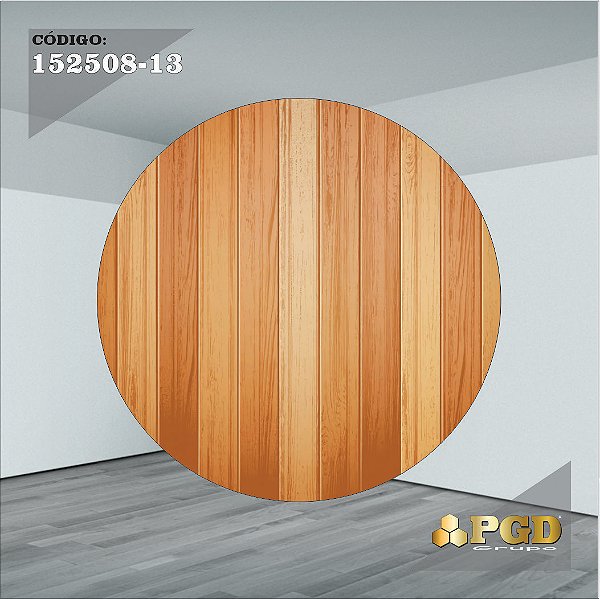 PAINEL REDONDO 1,5 x 1,5 MT -  tema - TRONCOS E MADEIRA Modelo 13 TECIDO EM - HELANCA