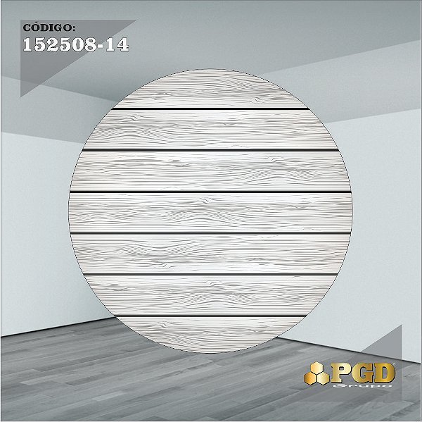 PAINEL REDONDO 1,5 x 1,5 MT -  tema - TRONCOS E MADEIRA Modelo 14 TECIDO EM - HELANCA