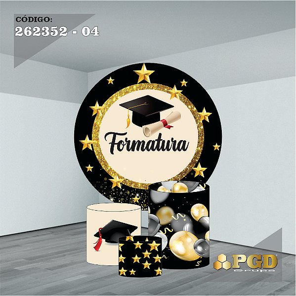 KIT VESTE FACIL P,M,G E PAINEL 1,5 x 1,5 tema - Formatura Modelo 04 TECIDO EM - HELANCA