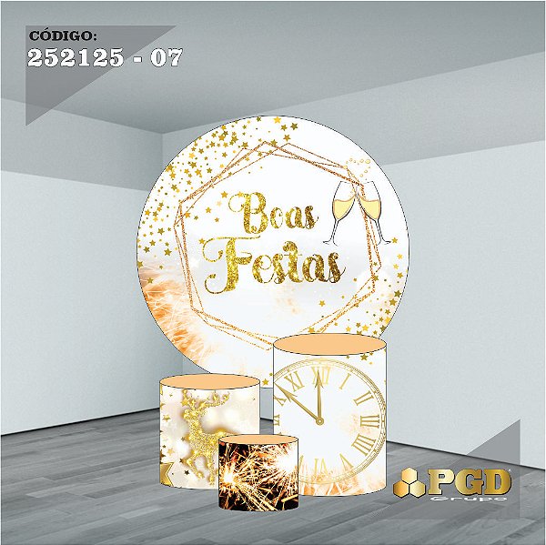 KIT VESTE FACIL P,M,G E PAINEL 1,5 x 1,5 tema - Ano Novo  Modelo 07 TECIDO EM - HELANCA