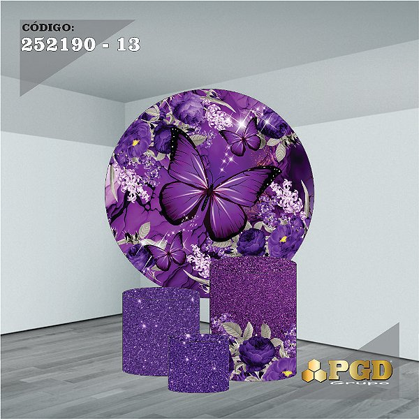 KIT VESTE FACIL P,M,G E PAINEL 1,5 x 1,5 tema - BORBOLETA Modelo 13 TECIDO EM - HELANCA