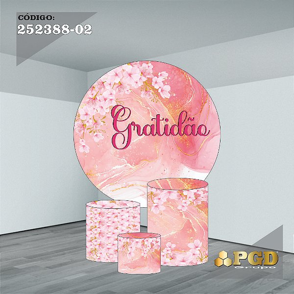 KIT VESTE FACIL P,M,G E PAINEL 1,5 x 1,5 tema - GRATIDÃO Modelo 02 TECIDO EM - HELANCA