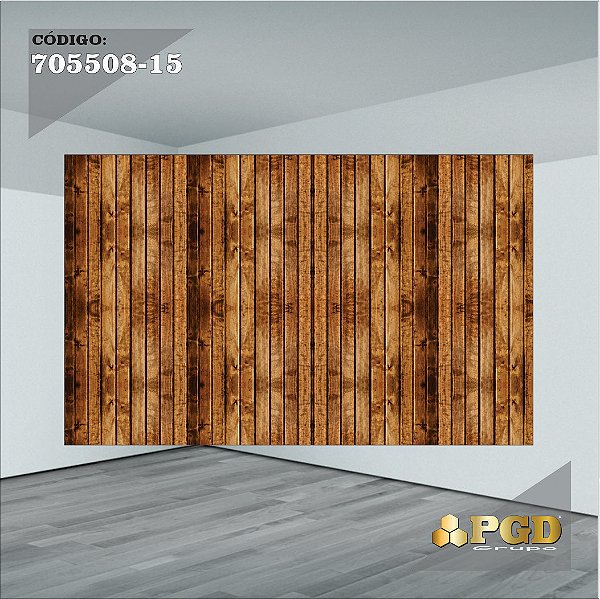 PAINEL RETANGULAR 4,00 X 2,48 MT tema - TRONCOS E MADEIRA Modelo 15 TECIDO EM - MICRO LIGHT