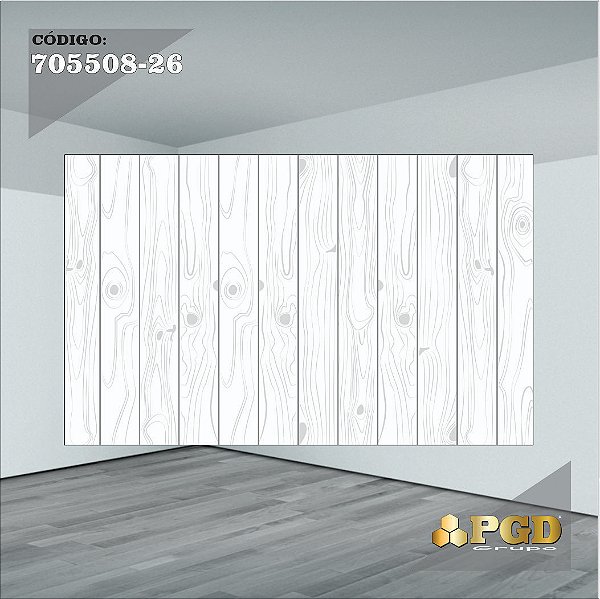 PAINEL RETANGULAR 4,00 X 2,48 MT tema - TRONCOS E MADEIRA Modelo 26 TECIDO EM - MICRO LIGHT